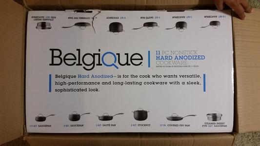 Its Non Stick Hard Anodized, not completely Hard Anodized