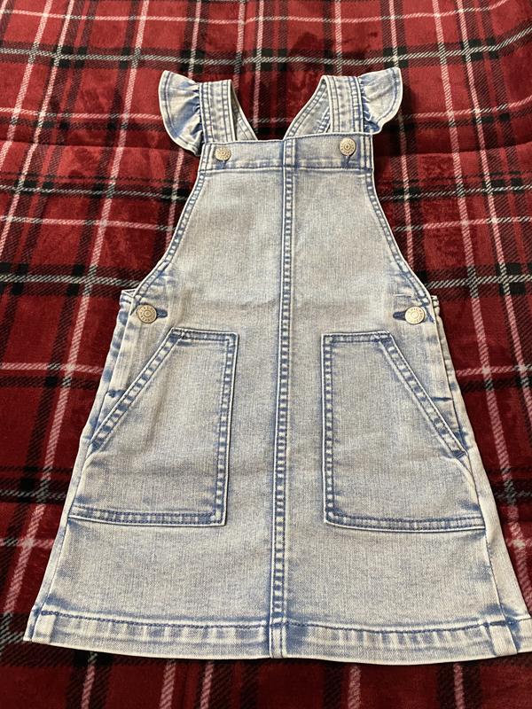 Epic Threads Little Girls Zinnia Winged Denim Jumper, Created for Macy ...