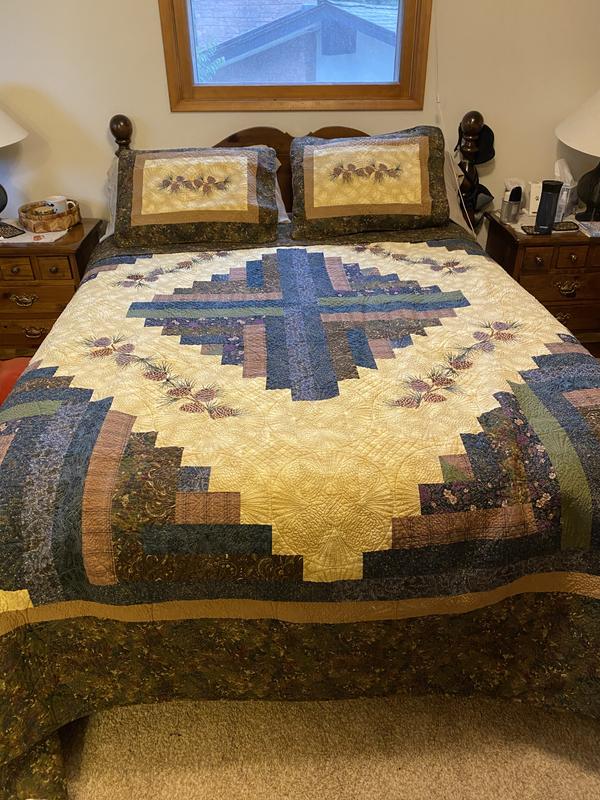 Great with our old-fashion pine furniture.