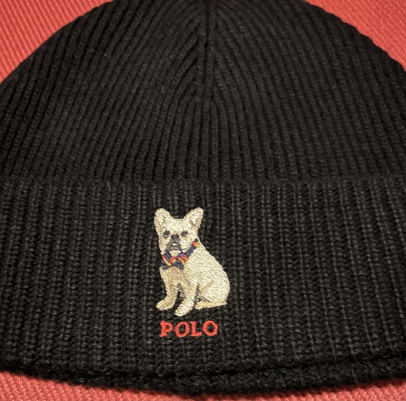 Polo french bulldog beanie best sale