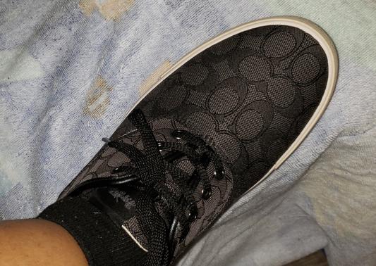 Top of shoe, the seem was very tight at first