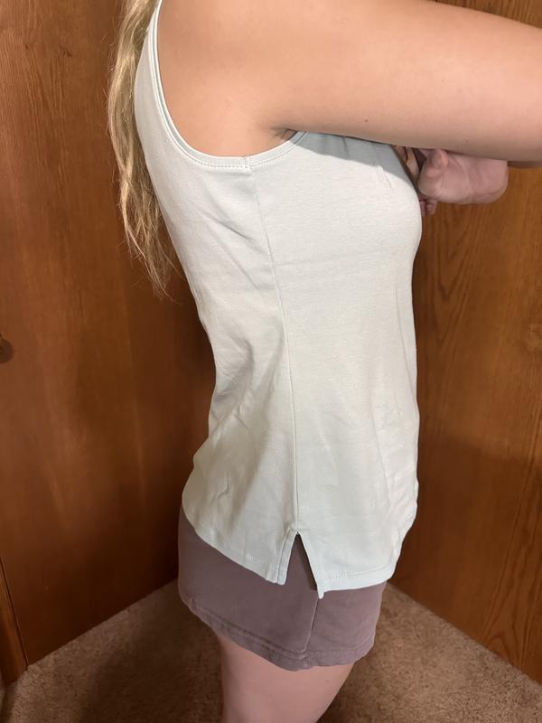 Style & Co Women's Cotton Boat-Neck Sleeveless Top, Created