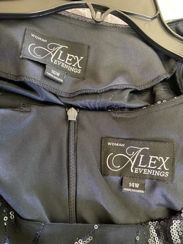 Wrong size on the dress.