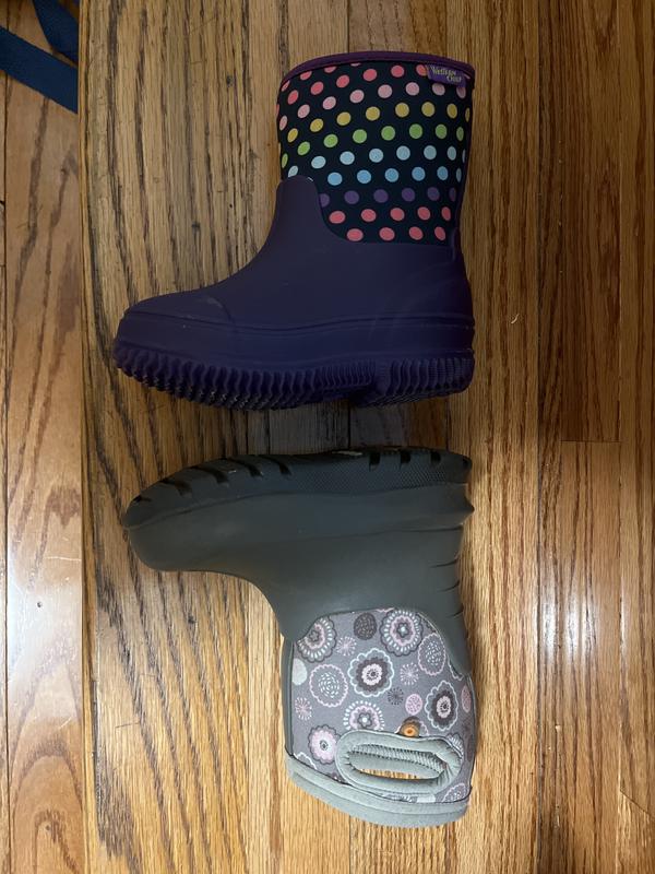 Compare size 9 with bogs boots size 7