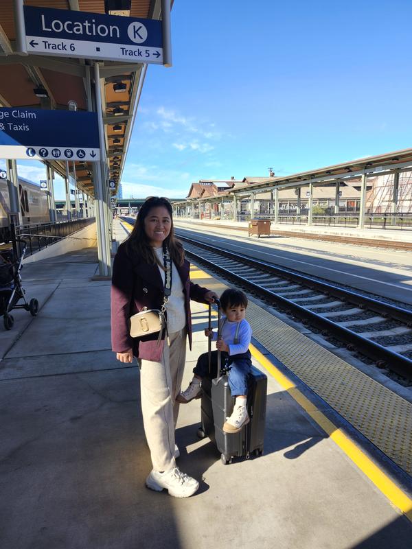 Waiting for Amtrak to Sacramento.