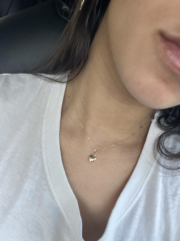 Children's 14k Gold Heart Necklace