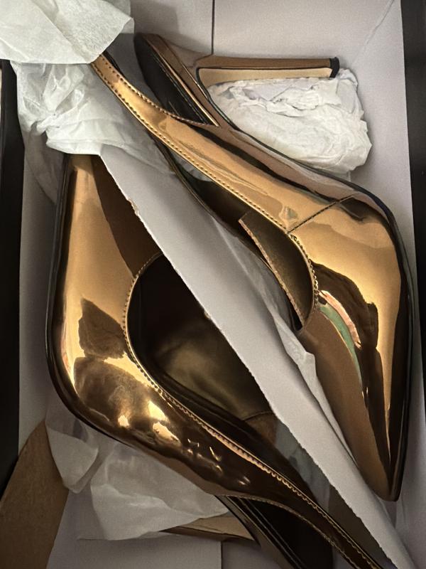 Nine West slingback Bronze 750 size 8