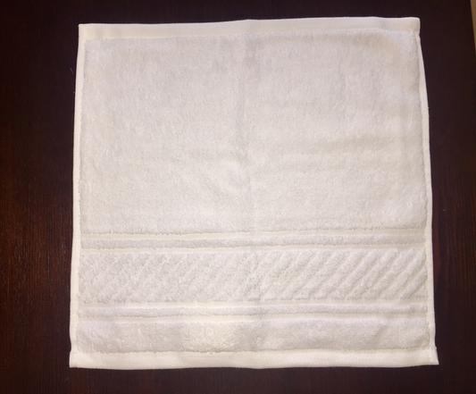 The washcloth after I pulled it out of the package
