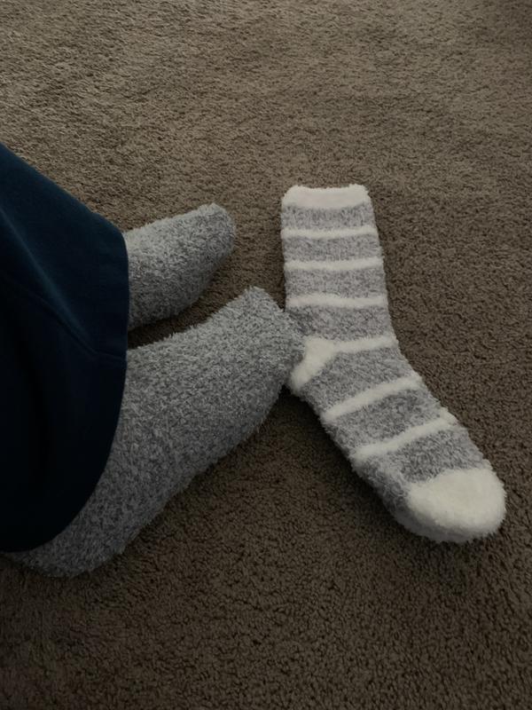 Fuzzy Socks that are great for woman of all ages, from young to old.