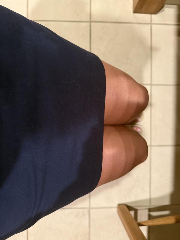 Doesn’t ride up when sitting