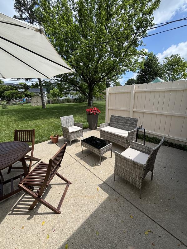 newly arrived patio furniyure (assembly required)