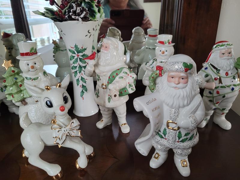 He's checking his list.