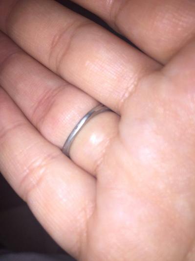Heavy buff/use/torn even though ring was barely used for 6 months.