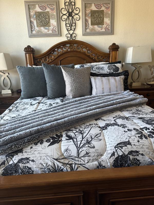 Put your twist on it and you will love it. I added extra pillows. This is a cali king and I cut the shams to fit queen pillows. You can’t tell….