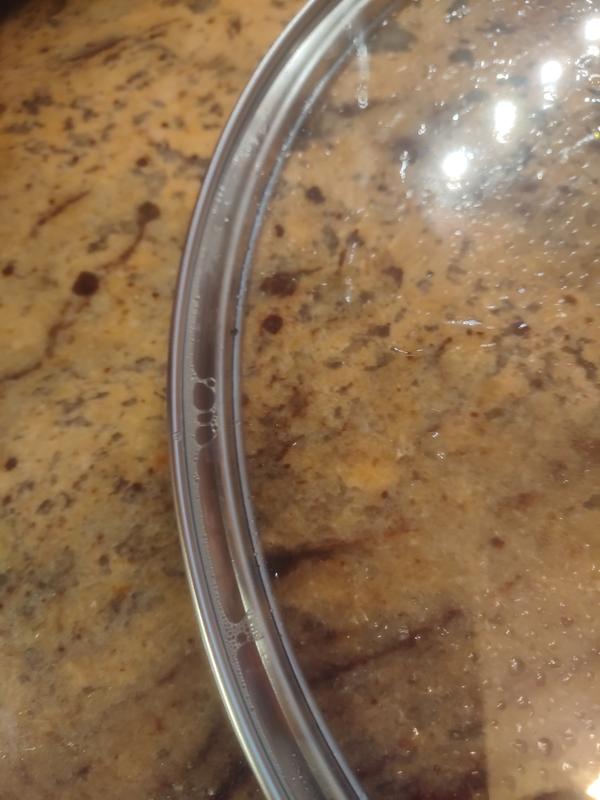 Soap in between lip and glass