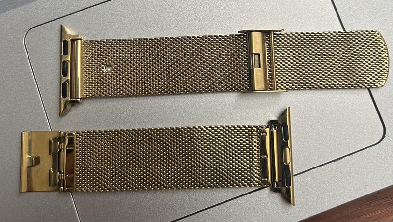 Coach Apple Watch band Mesh deals Rose Gold Flower 38/40mm