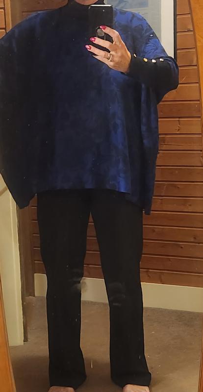 Women's Poncho Turtleneck Sweater, PXS-XXL, Macy's Exclusive