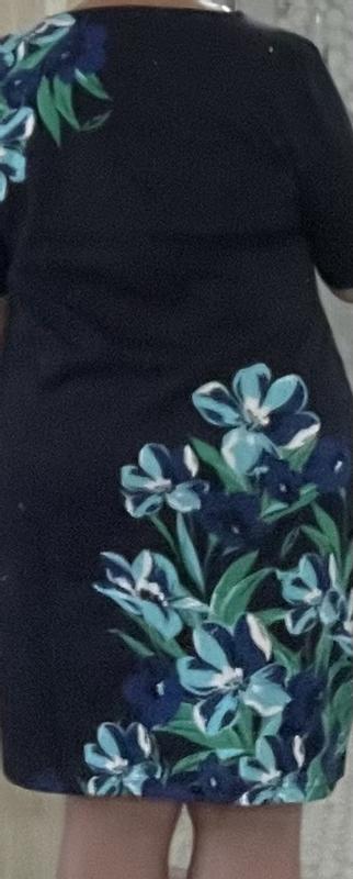 Not flattering pattern placement on back of dress