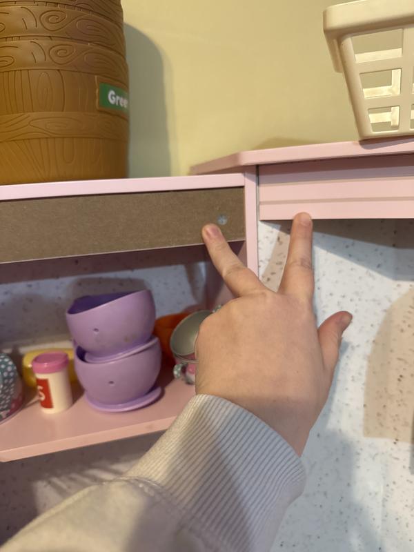 The piece is on backwards because the holes were put on the wrong side