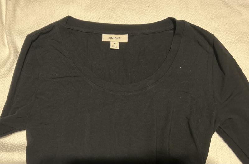 Close up of neckline