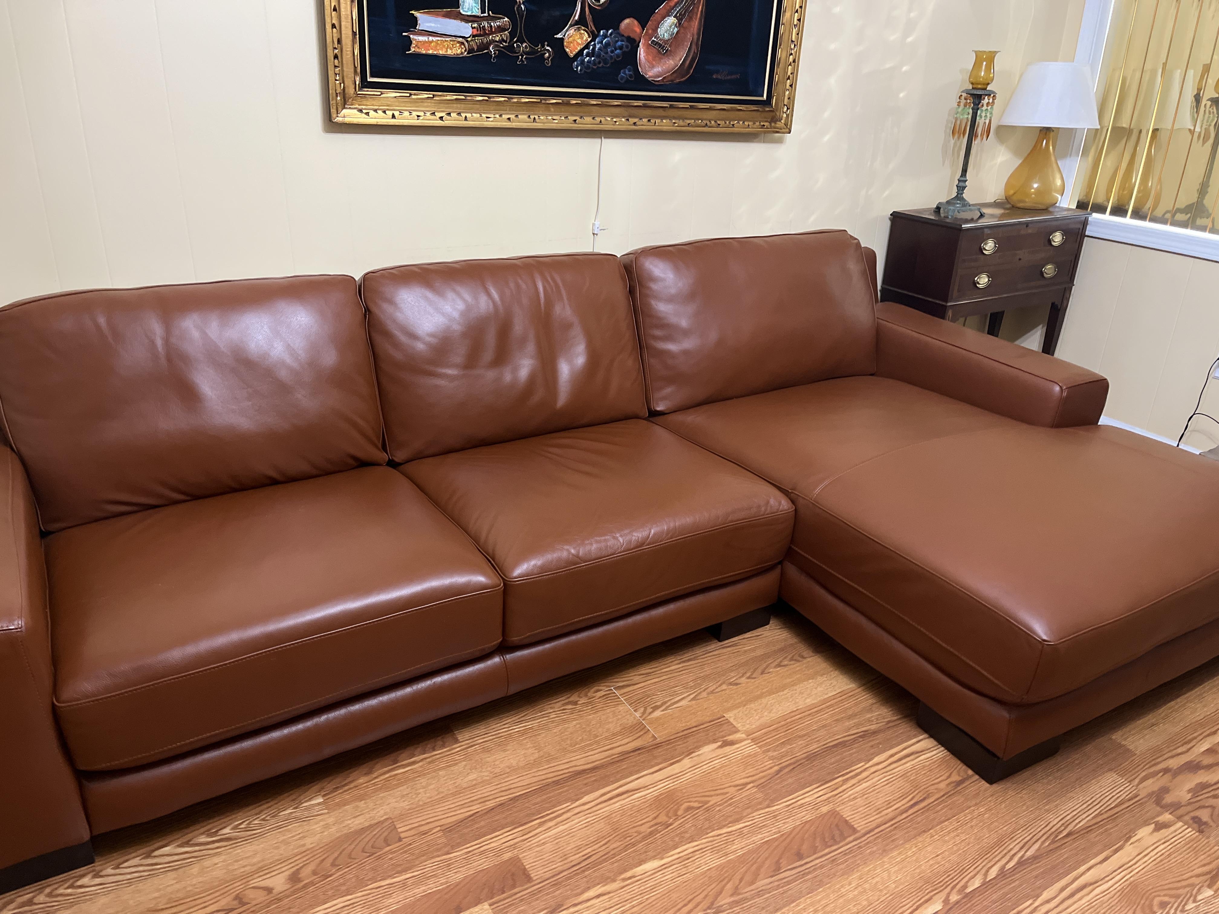 Furniture Darrium 2-Pc. Leather Sofa with Chaise, Created for Macys -  Macys