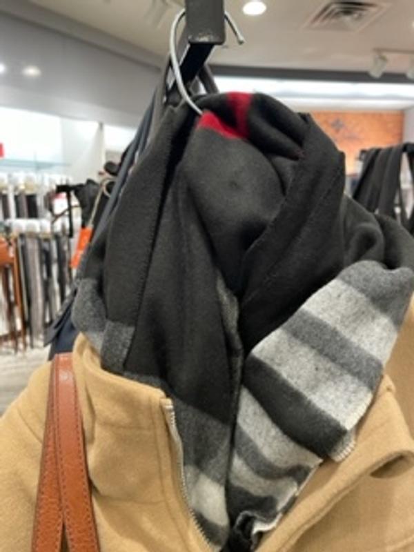 More black in this one with a little red still looks great with the Fossil purse.