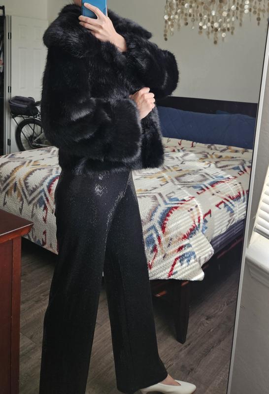 Women's Collared Faux-Fur Jacket, Macy's Exclusive