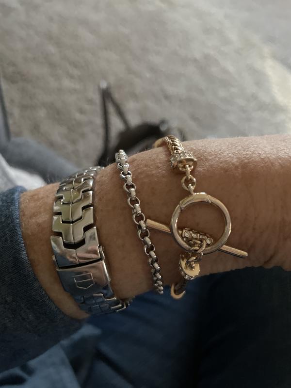 Lauren Ralph Lauren ★【ブレスレット】Crystal Roundelle Lauren Ralph Lauren Gold-Tone Crystal Roundell Flex Bracelet