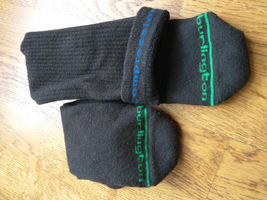 Lettering on the inside and outside