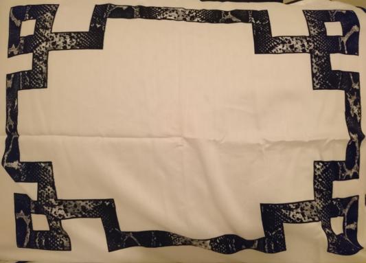 Sham detail close up