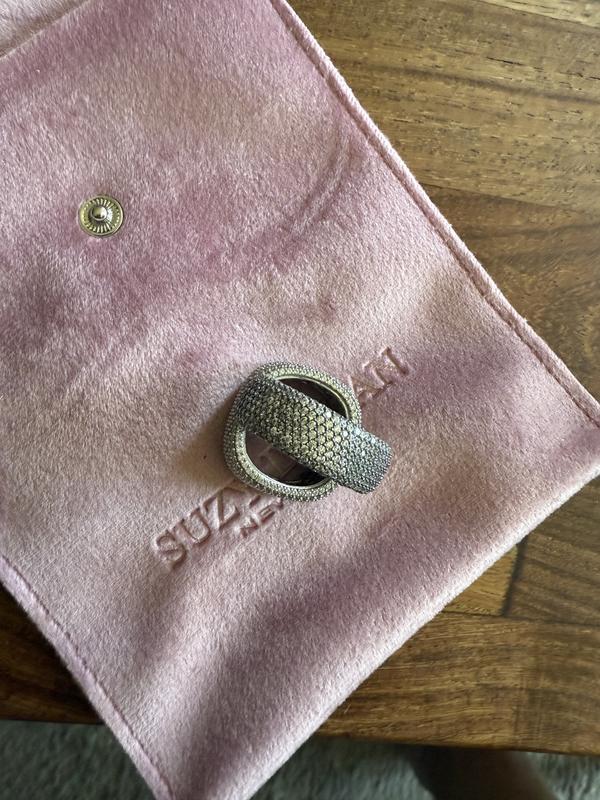 Suzy Levian Blackened CZ Square