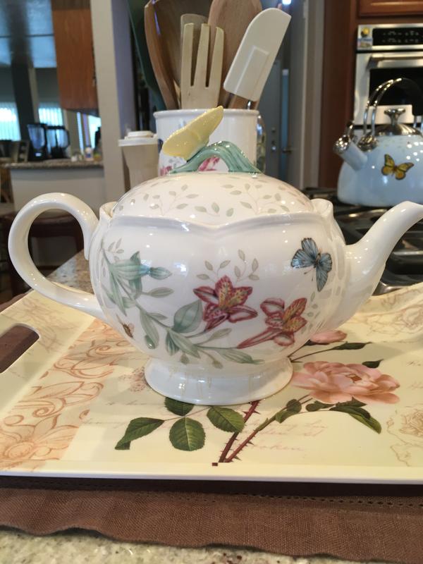 Butterfly meadow teapot sale