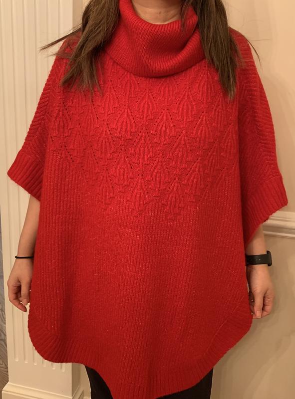 Front- beautiful sweater poncho