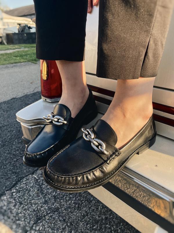 COACH Women's Jess Chain-Strap Moccasin Loafers - Macy's
