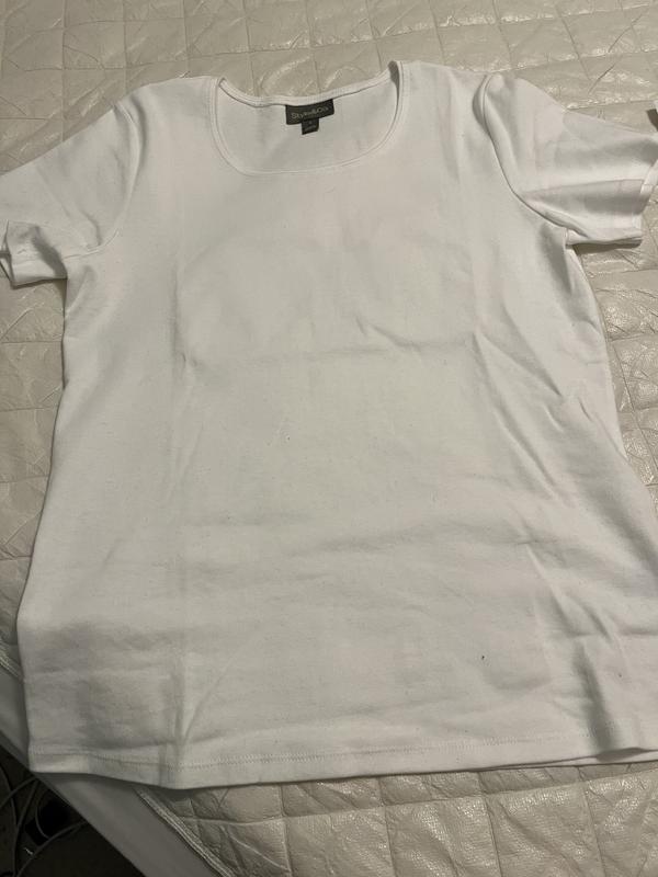 Style & Co Women's Short-Sleeve Printed Scoop-Neck Top