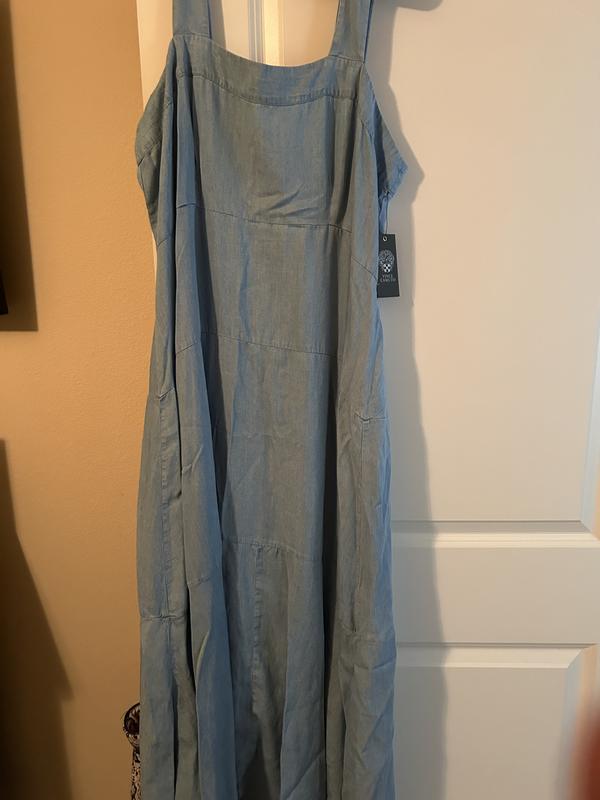 Women's Floral Square-Neck Smocked-Back Sleeveless Maxi Dress, XXS-3X