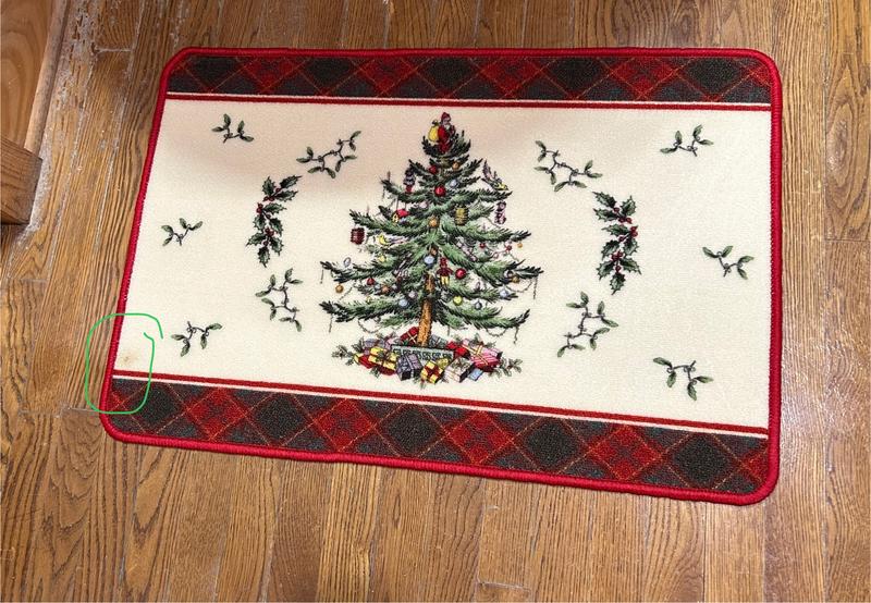 Visible spot bottom left corner