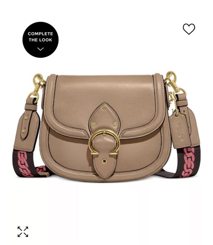 Coach glovetanned saddle bag sale