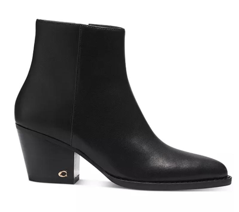 COACH コーチ スタッズ ブーツ ブーティ Pierce Bootie COACH Pierce Bootie in Black | Lyst