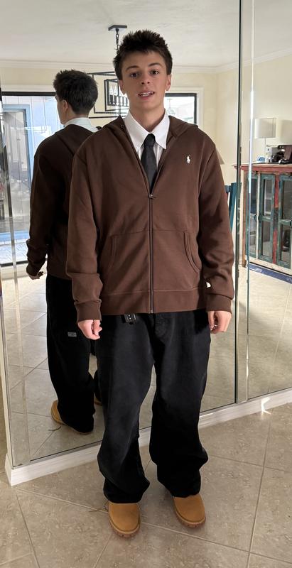 My 16 year old dressed RL for ‘Adulting’ day during HC at school ❤️ He also has the signature RL leather belt