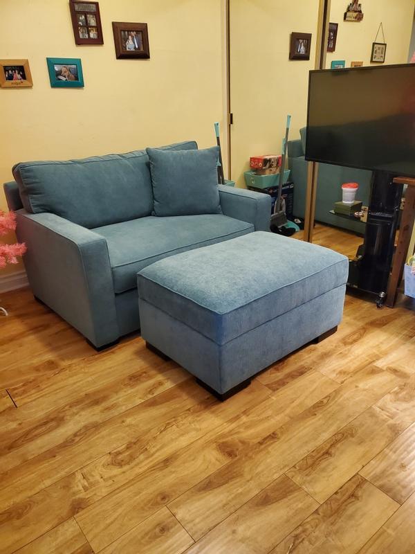 Added Ottoman to chair bed.very comfy and gorgeous!