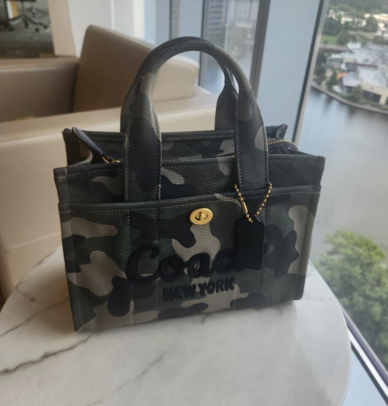 COACH Camo Print Canvas Small Cargo Tote 26 - Macy's