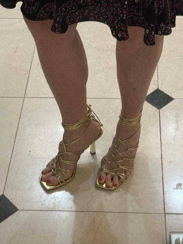 Wild Pair Women's Evelina Lace-Up Dress Sandals, Macy's Exclusive - Macy's