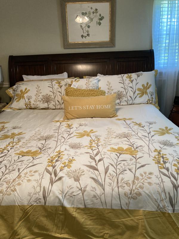 Harbor hot House Meadow 5-pc. Comforter Set King /Cal- King Yellow/White