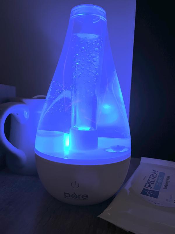 Humidifier light at night