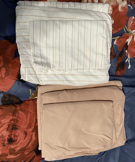 2 sets of solid sheet sets
