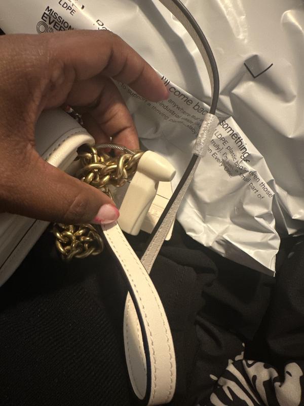 Security tag still on bag