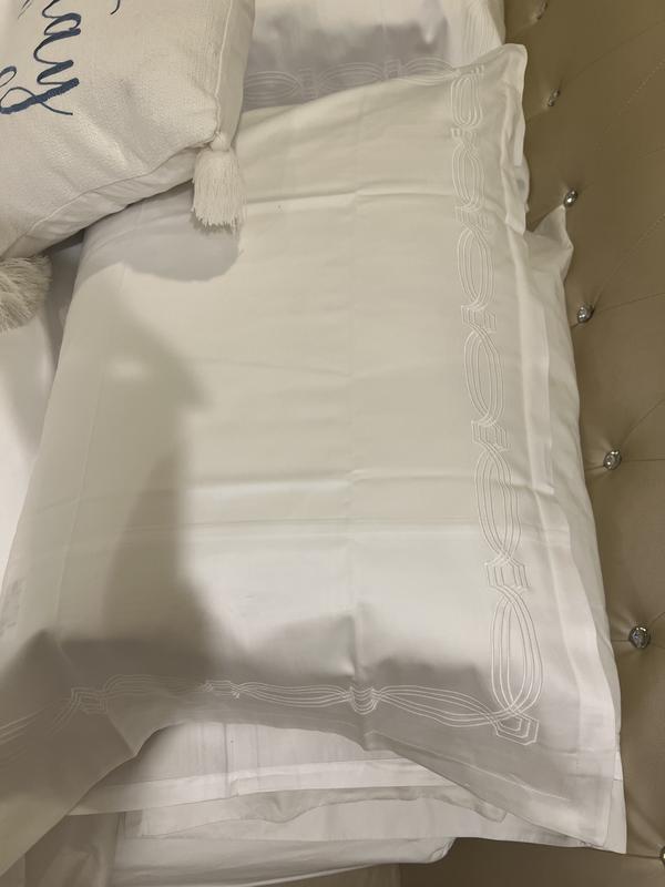 Pillow cases with embroidery