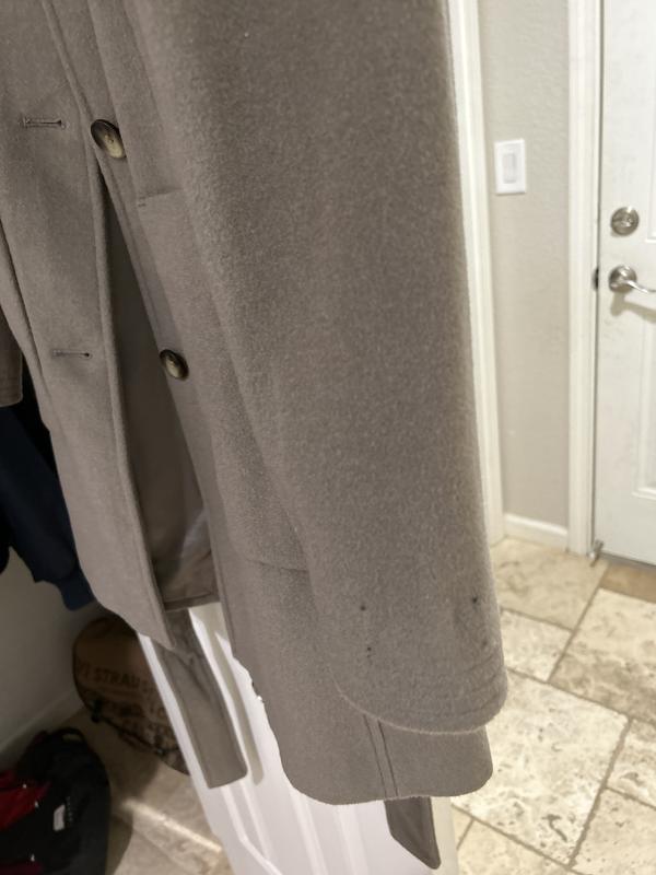 Where I cut tag off.