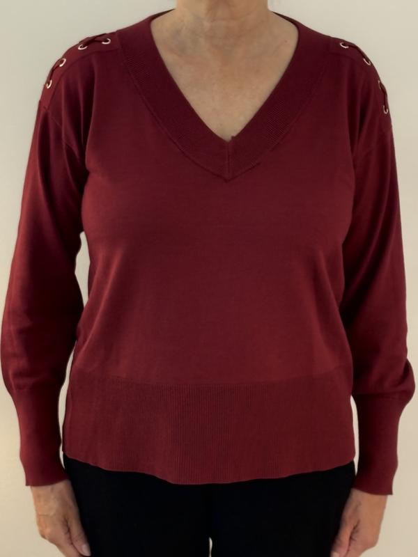 Lightweight Burgundy Sweater
